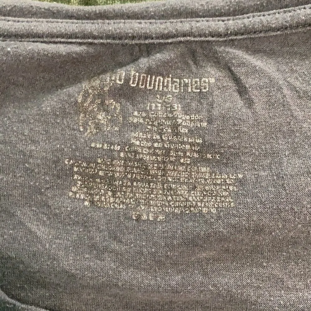 No Boundaries Long Sleeve Gray Juniors Large - Image 3