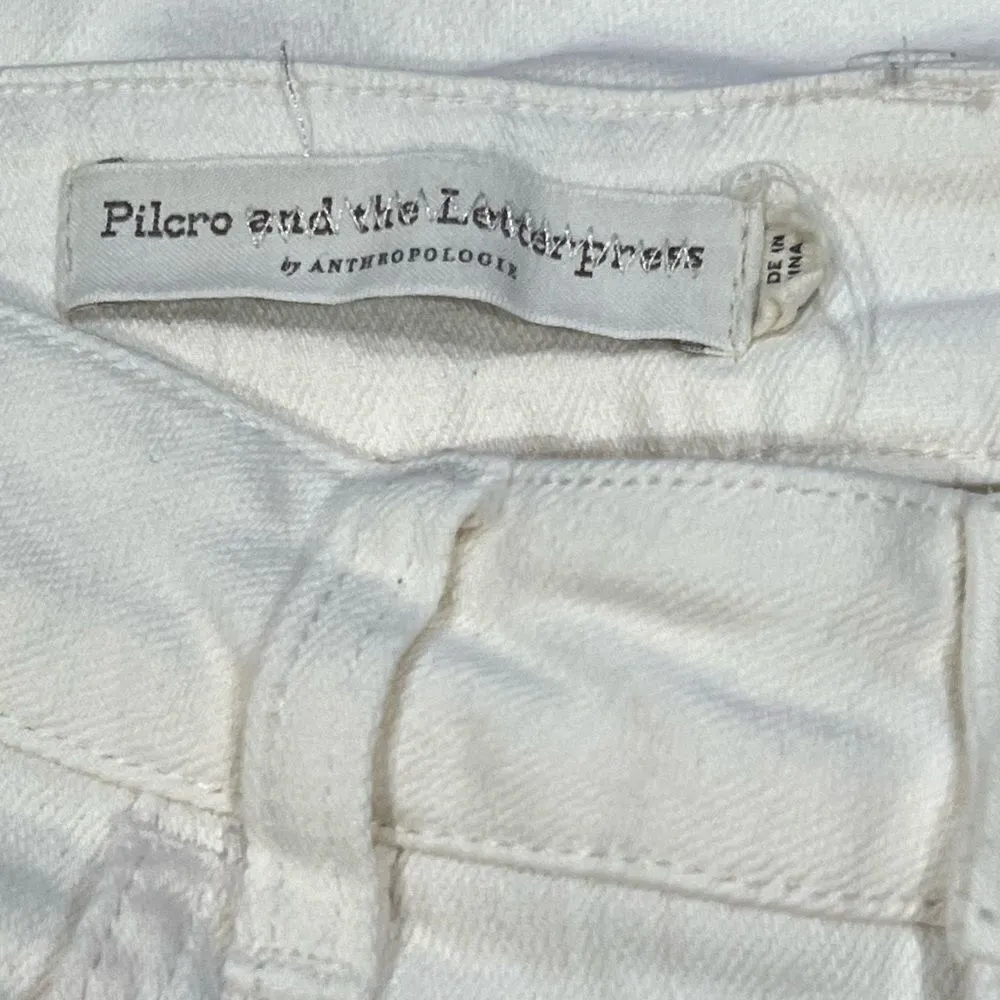 Anthropologie Pilcro and the Letterpress Hi Rise Skinny Stripe Jeans Women’s 27 - Image 4