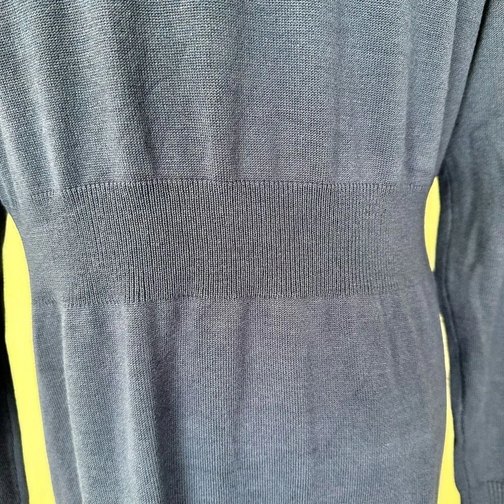 Style & Co blue gathered long cardigan - Image 9