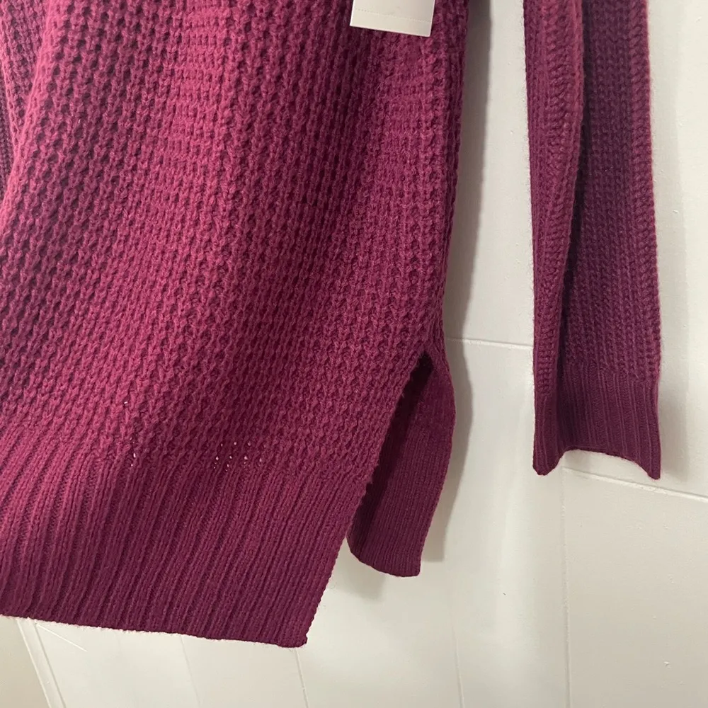 Arizona Jean Co NEW burgundy Long Length Knit Sweater NWT ~ Women’s Size XL - Image 8