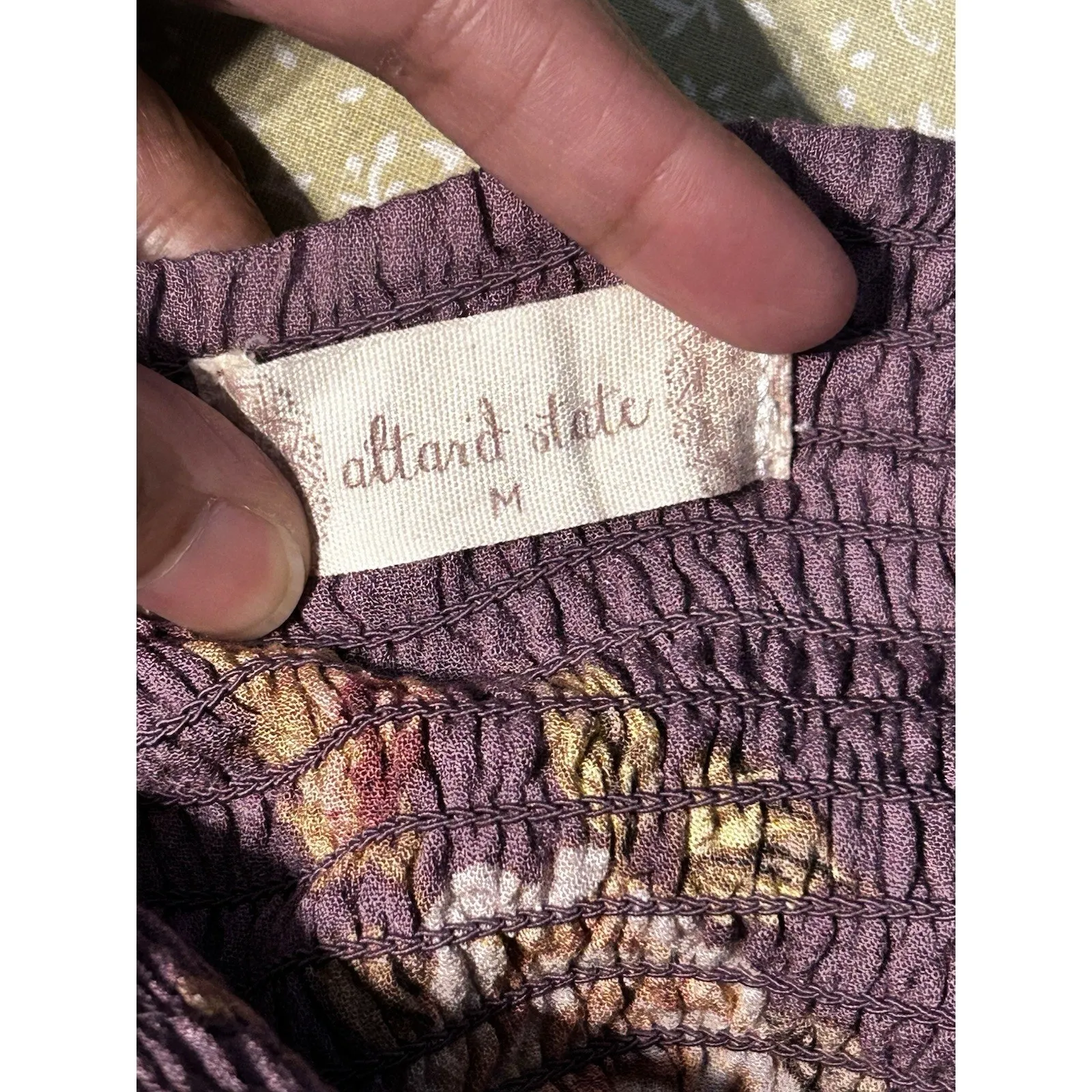 Altar’d State Purple Floral Cascade High-Low Dress NWT Size Medium - Image 7