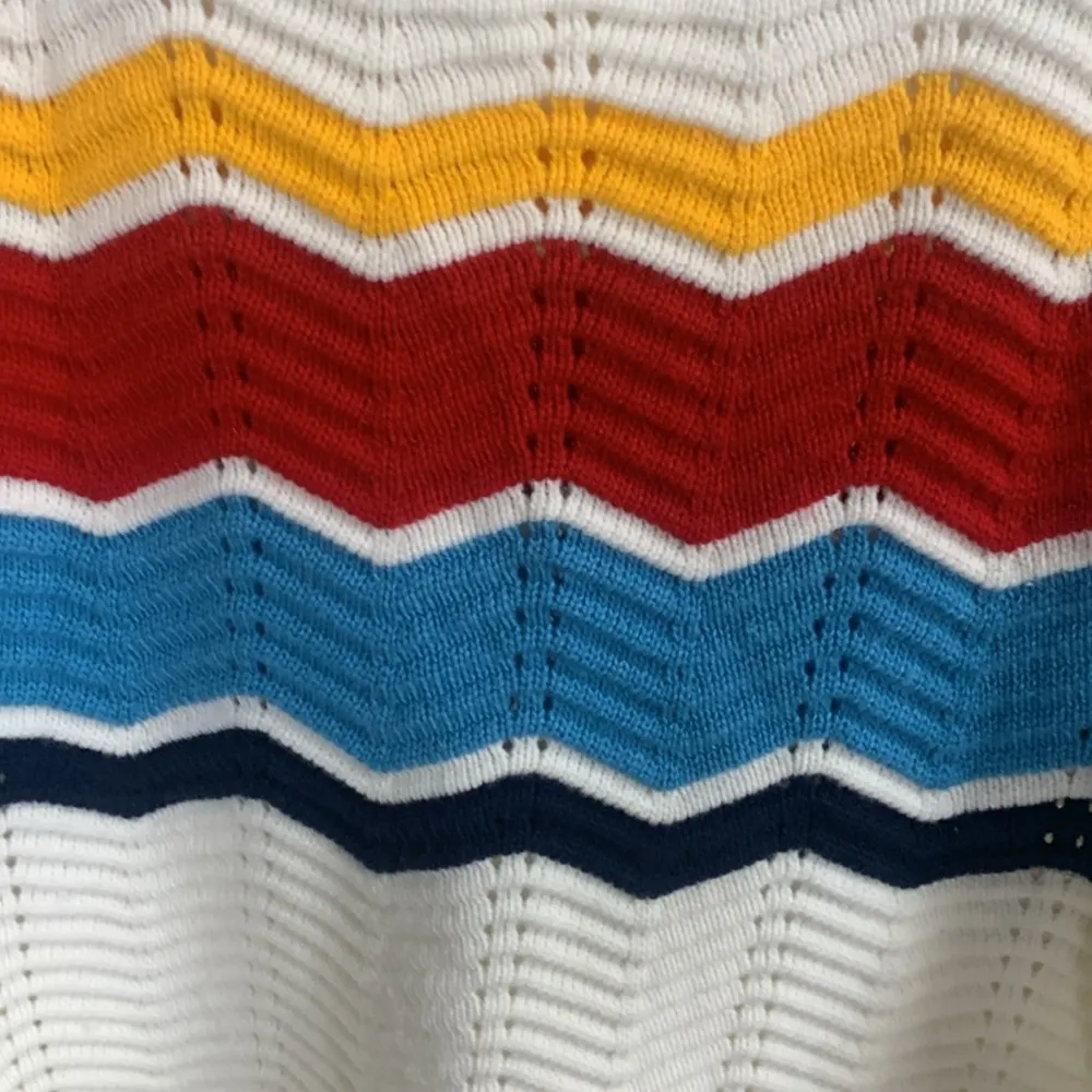 Sweet Claire Rainbow Stripes Sweater Size L - Image 3