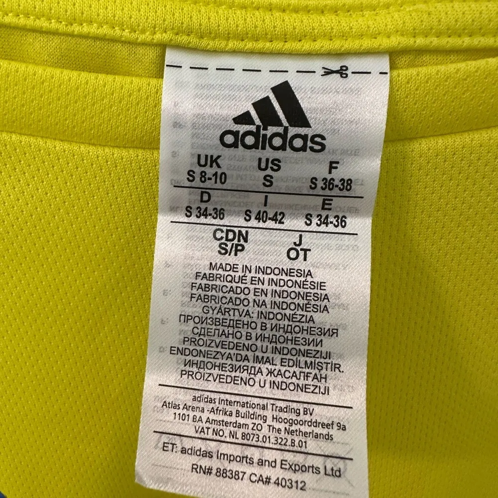 Adidas Yellow Boston Marathon Women’s Shirt - Image 3