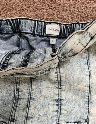 Women’s Denim Jumpsuit Shorts - Image 3