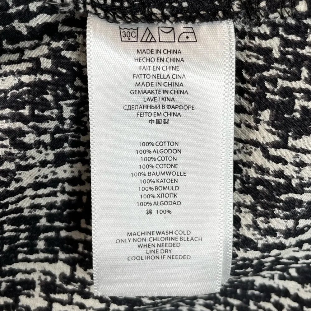 Michael Michael Kors Button Down Blouse, Black, 16 - Image 9