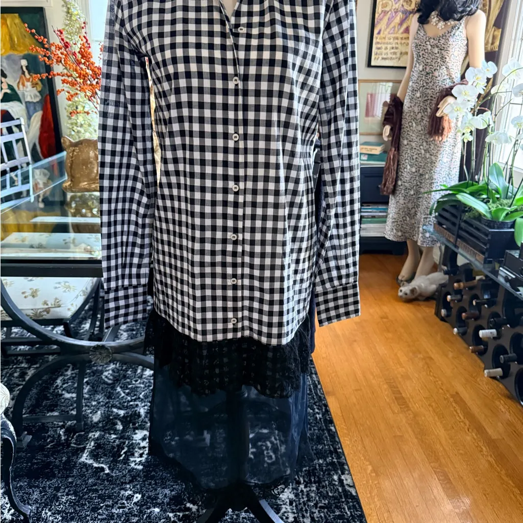 Pinko Plaid Print Knee - Image 6