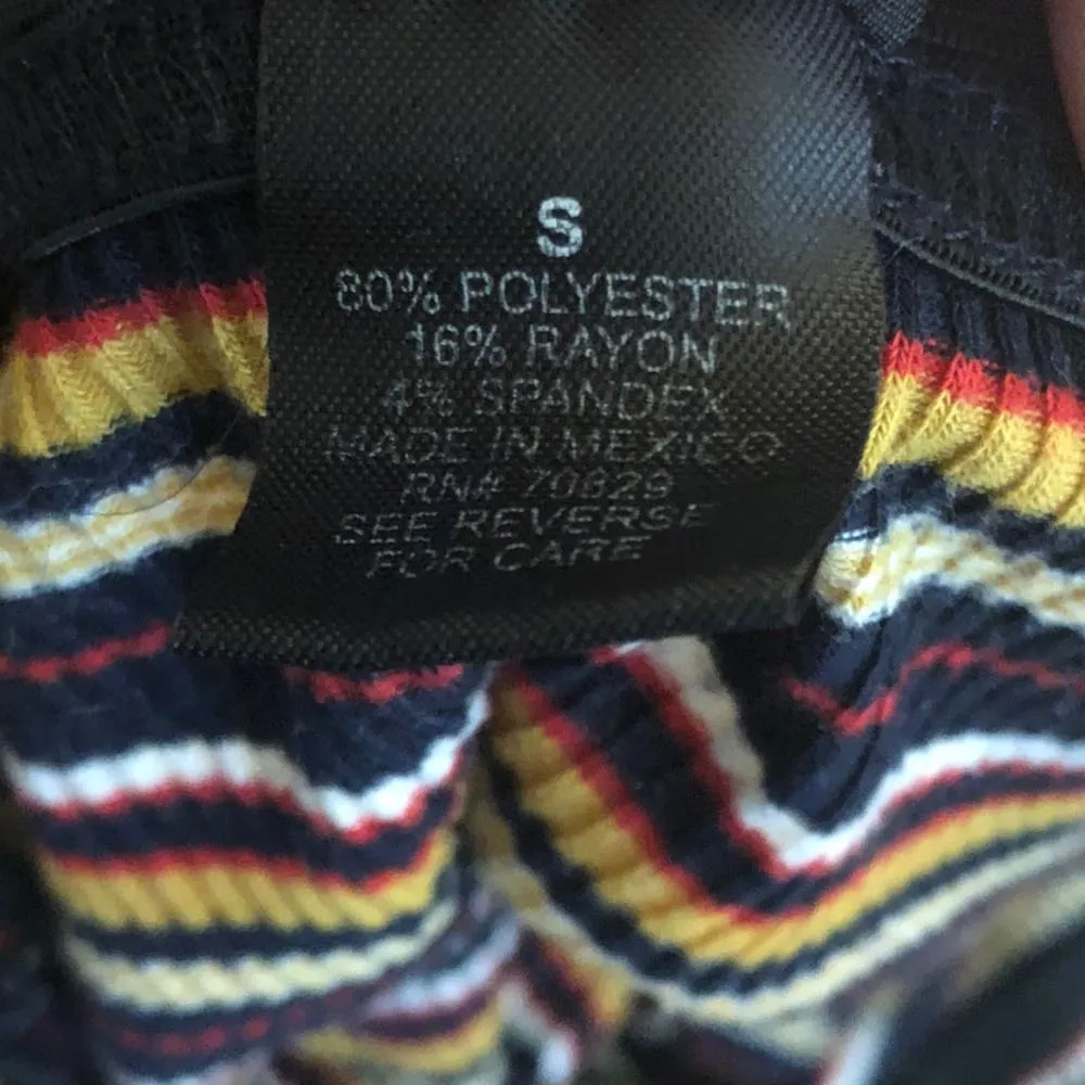 Striped Off The Shoulder Shirt - Image 7