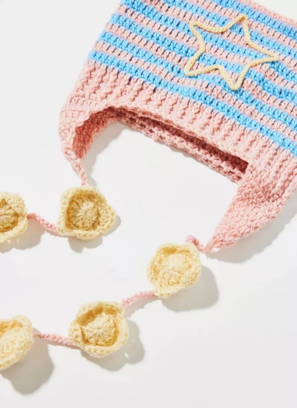 Urban Outfitters Mylo Striped Star Beanie NWT - Image 3