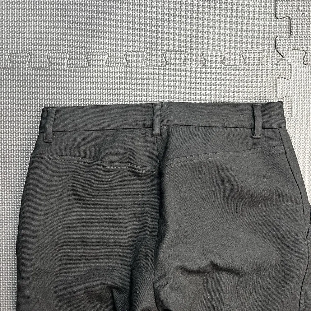 Ralph Lauren Purple Label Wool High Waist Dress Pants Black Sz 6 Button Pant Hem - Image 10