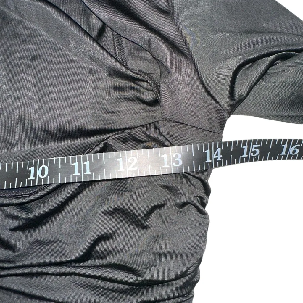 Oh Polly Tiani Skirt and Maeva Set Black Maxi Skirt and Long Sleeve Crop Top 6 - Image 6