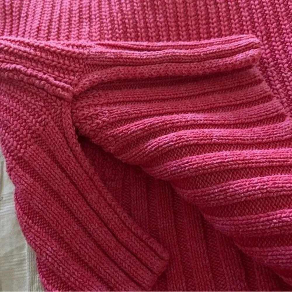 cable knit sweater. Oversized size XS petite - Image 3