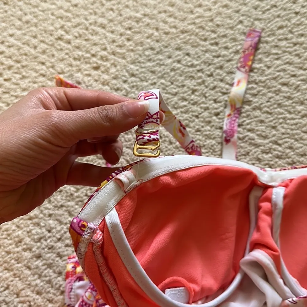 Lauren Ralph Lauren One Piece Tummy Control Pink Size 6 - Image 11