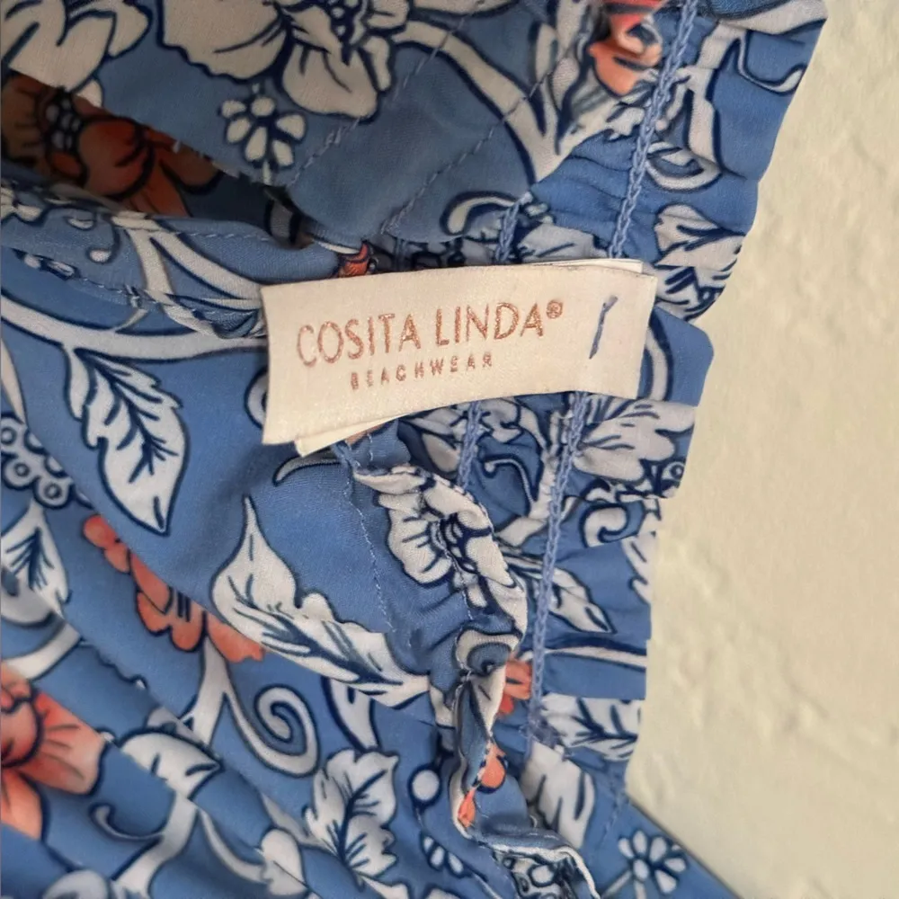 Cosita Linda Floral Blue Short Dress, Size M Retail Price $190 Size M - Image 6