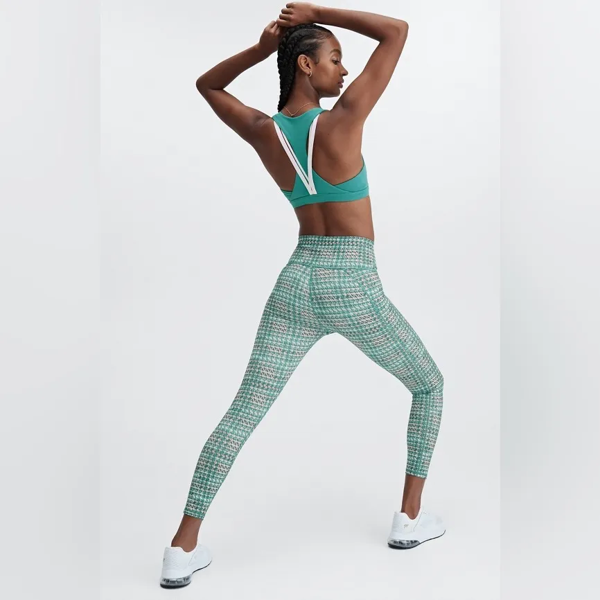 Fabletics Leggings Define PowerHold High-Waisted 7/8 Cropped Tropics‎ Heritage - Image 2