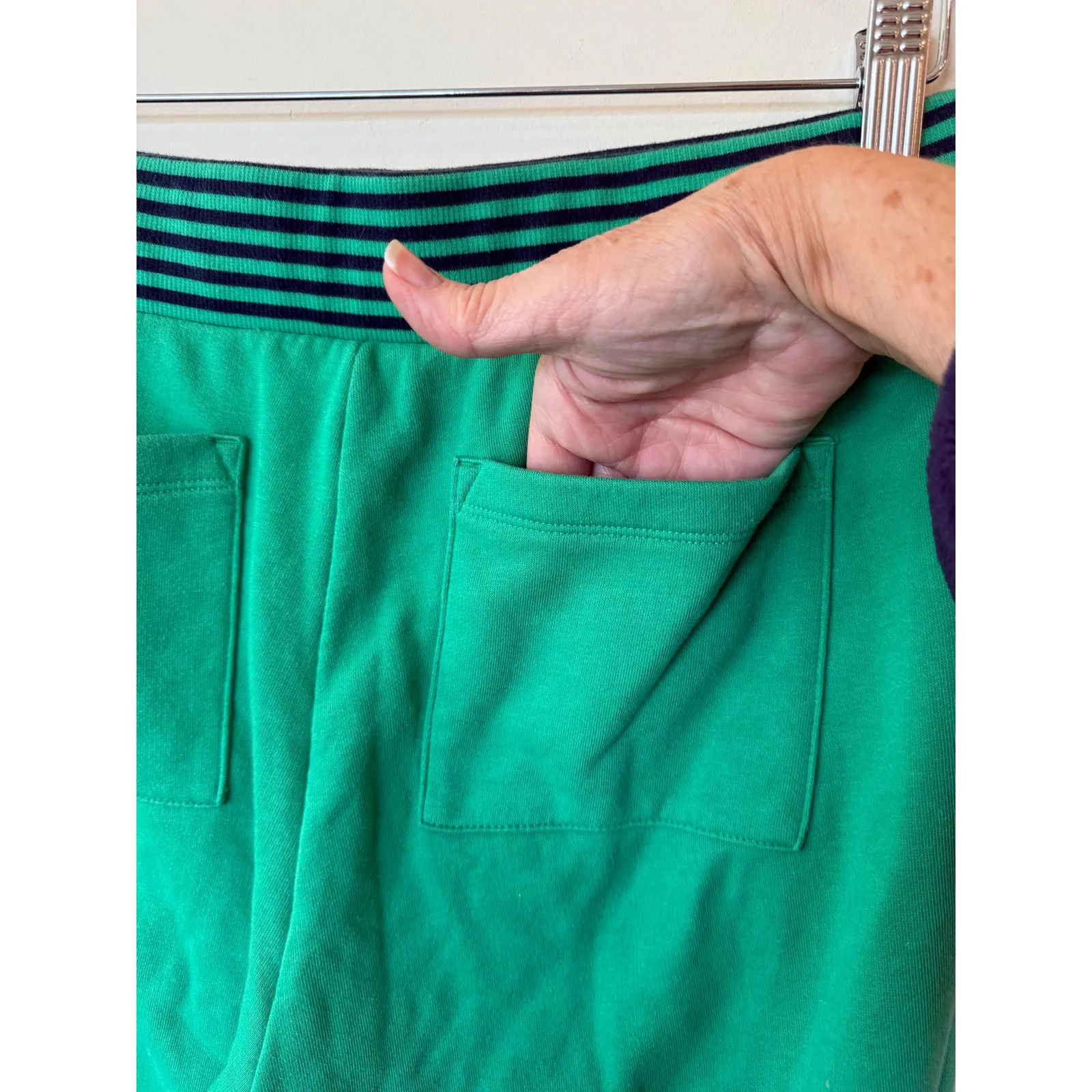 Lou&Grey Tennis League Sweatshirt Small & Pull On Pants Medium Green Outfit Set - Image 12