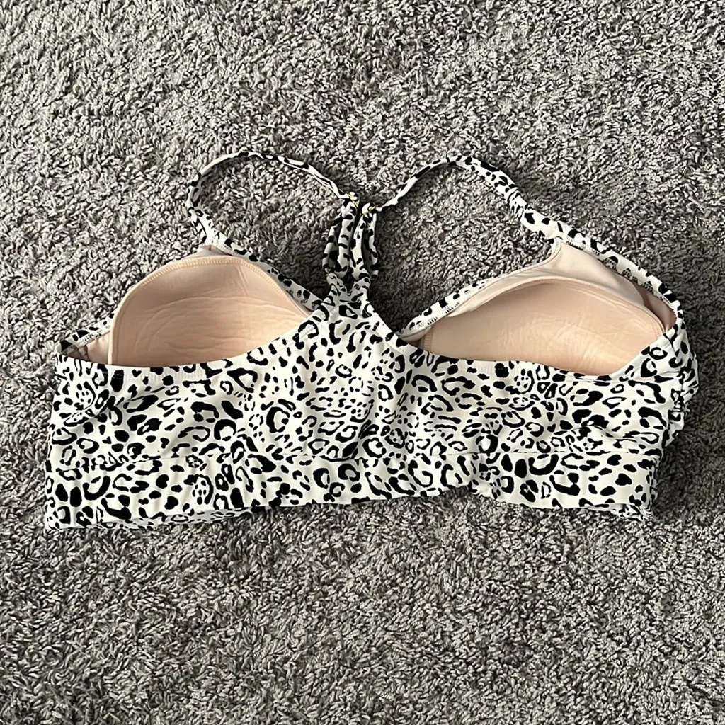 Kona Sol Leopard Print‎ Bikini Top Size 3X - Image 2