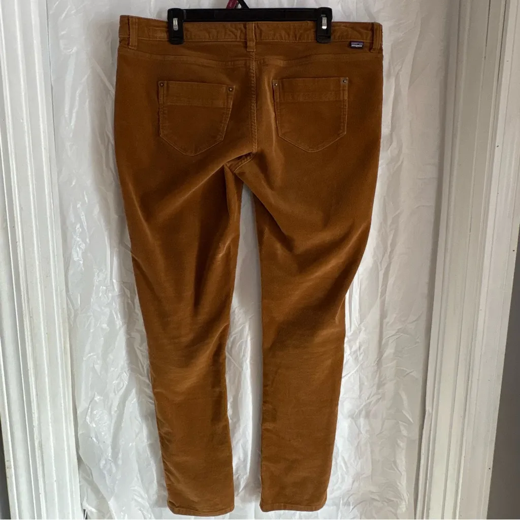 Patagonia Pants Womens 32 Brown Corduroy Straight Leg Organic Cotton Sustainable - Image 2