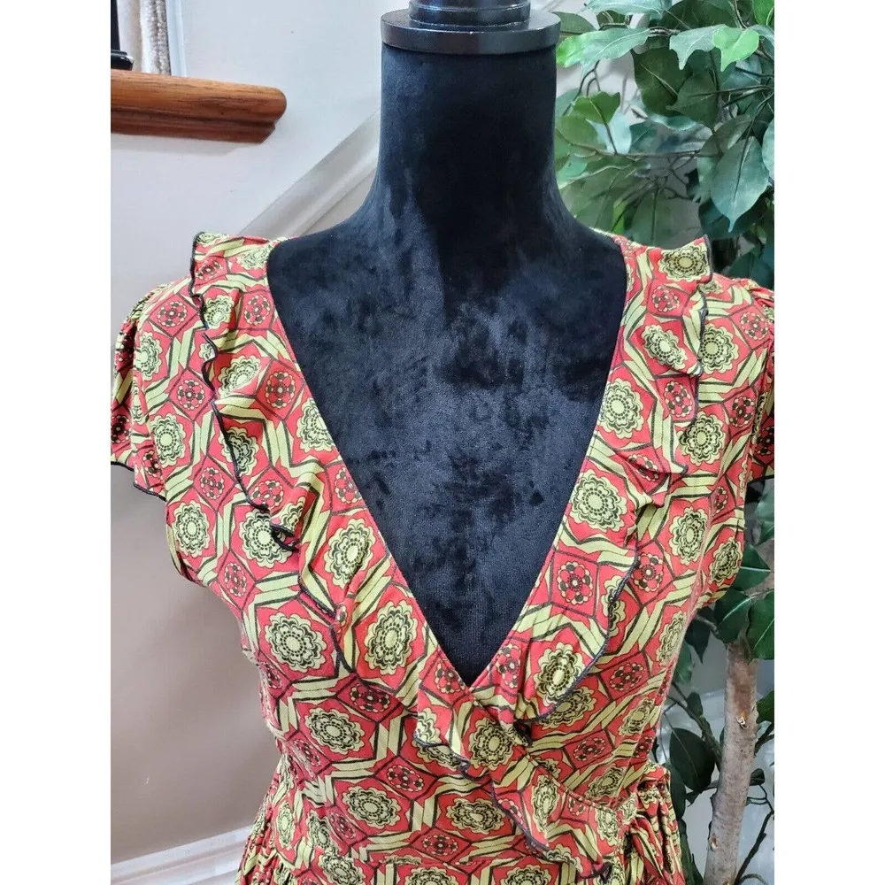 Matilda Jane Serendipity Women’s Cheerio Wrap dress Size Small - Image 7