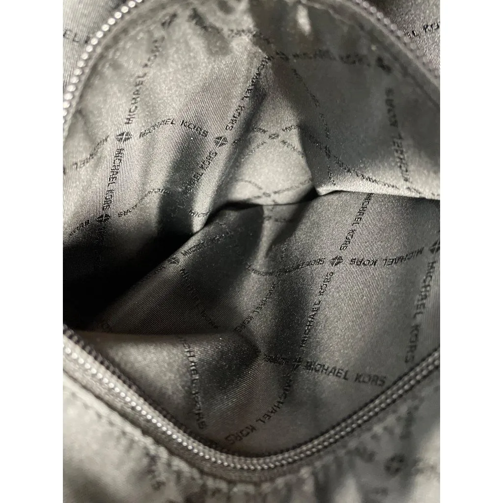 Michael Kors womans Balck Jet Set Large Chain Gold leather Shoulder Tote Handbag - Image 16