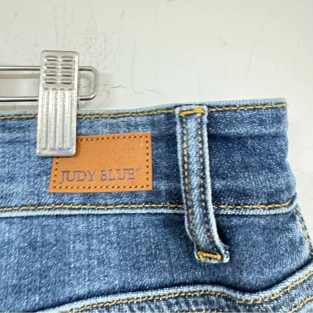 Judy Blue Skinny Fit Blue Jeans Womens 22W High Rise Denim Casual Fall Classic - Image 7