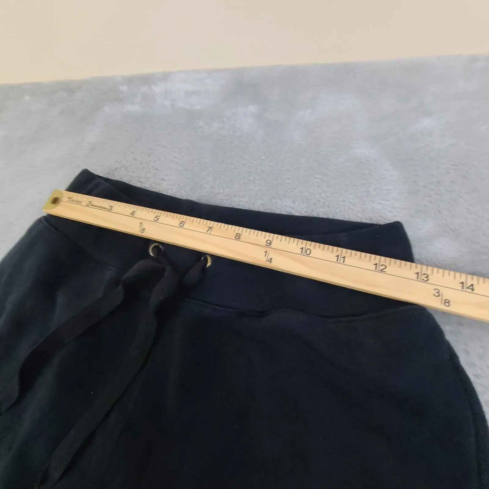 FILA Womens Graphic Tracksuit Trousers Joggers Size Small Black Cotton - Image 6