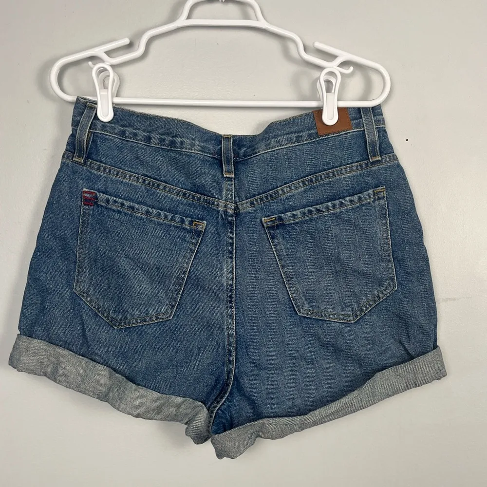 Urban Outfitters BDG Shorts Womens Sz 31 Blue Cotton Mom High Rise Cuffed Jeans - Image 3
