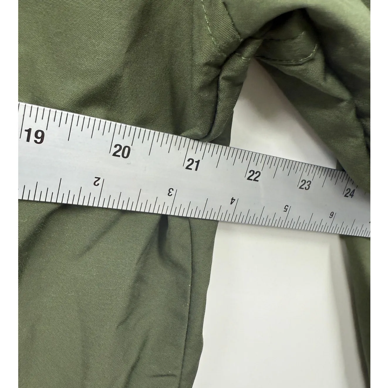 Sanctuary Jacket Trench‎ Nylon Womens Cinched Waist Olive Green Light Weight New - Image 7