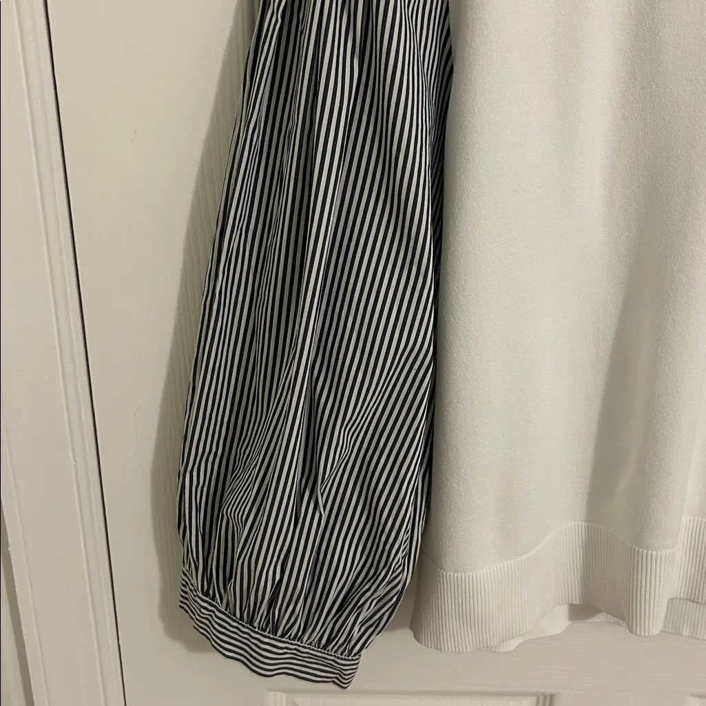 Veronica Beard  Roy Mixed Media Sweater Size Large - Image 8