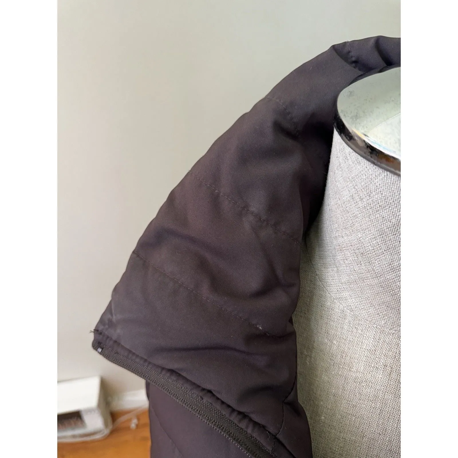 Kenneth Cole Reaction Chocolate Brown Warm Layering Down Puffer Vest Jacket Sz L - Image 8