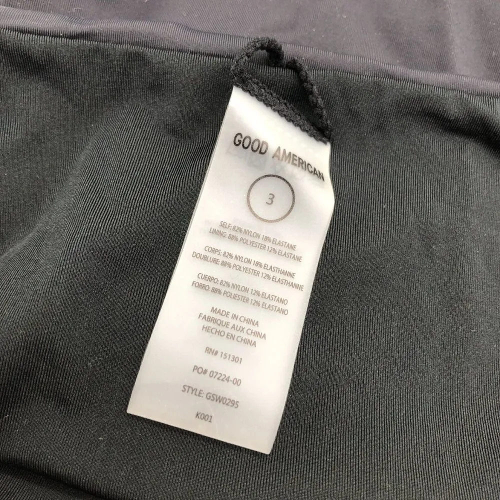 Good American 10 Ways To Wear Bikini Bottom Ties High Rise Black 3 US L - Image 6