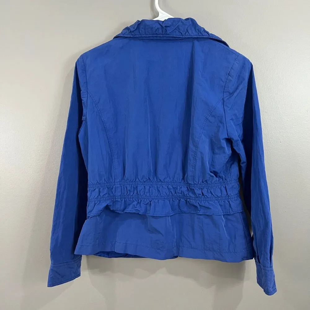 Chico's Zenergy Size 0 (small) Zip Front Blue Jacket - Image 5