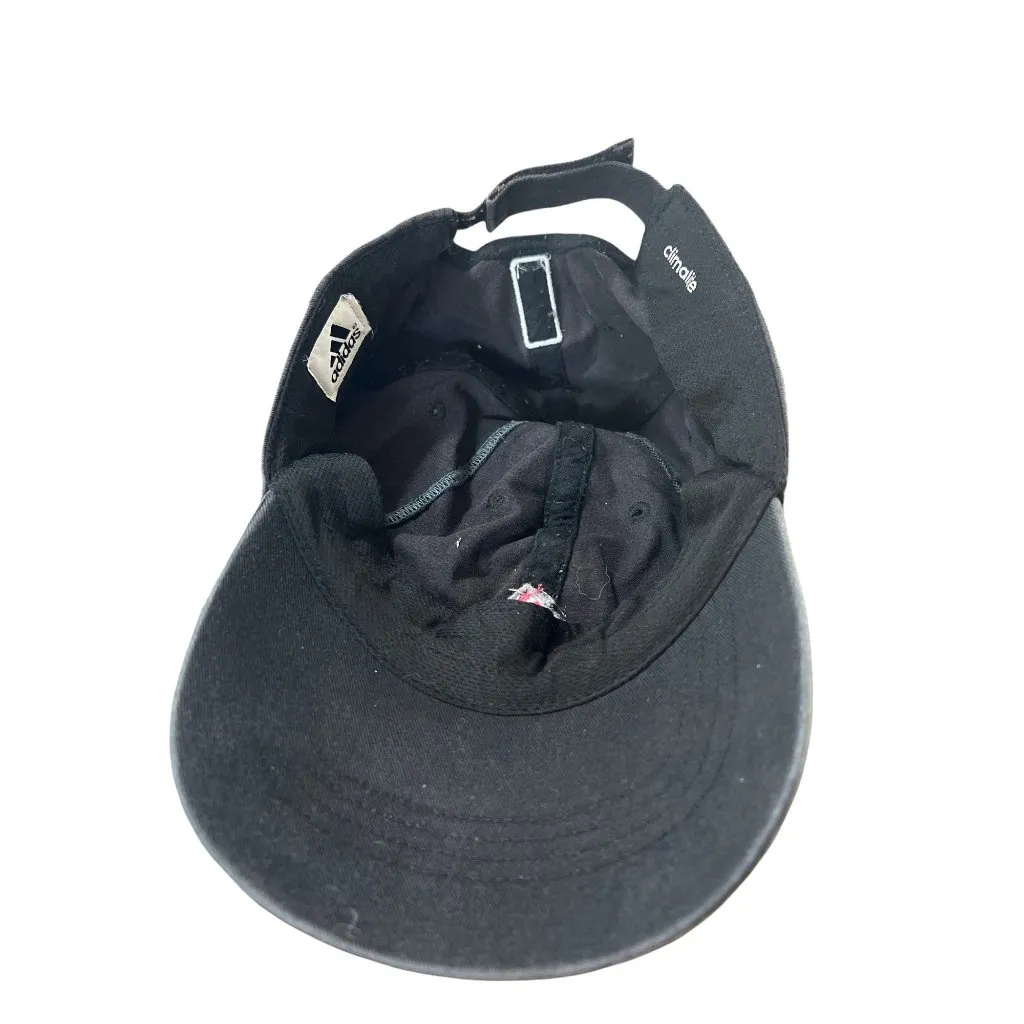Adidas Black Adjustable Cotton Cap W/ Pink Logo For Adults - Image 7