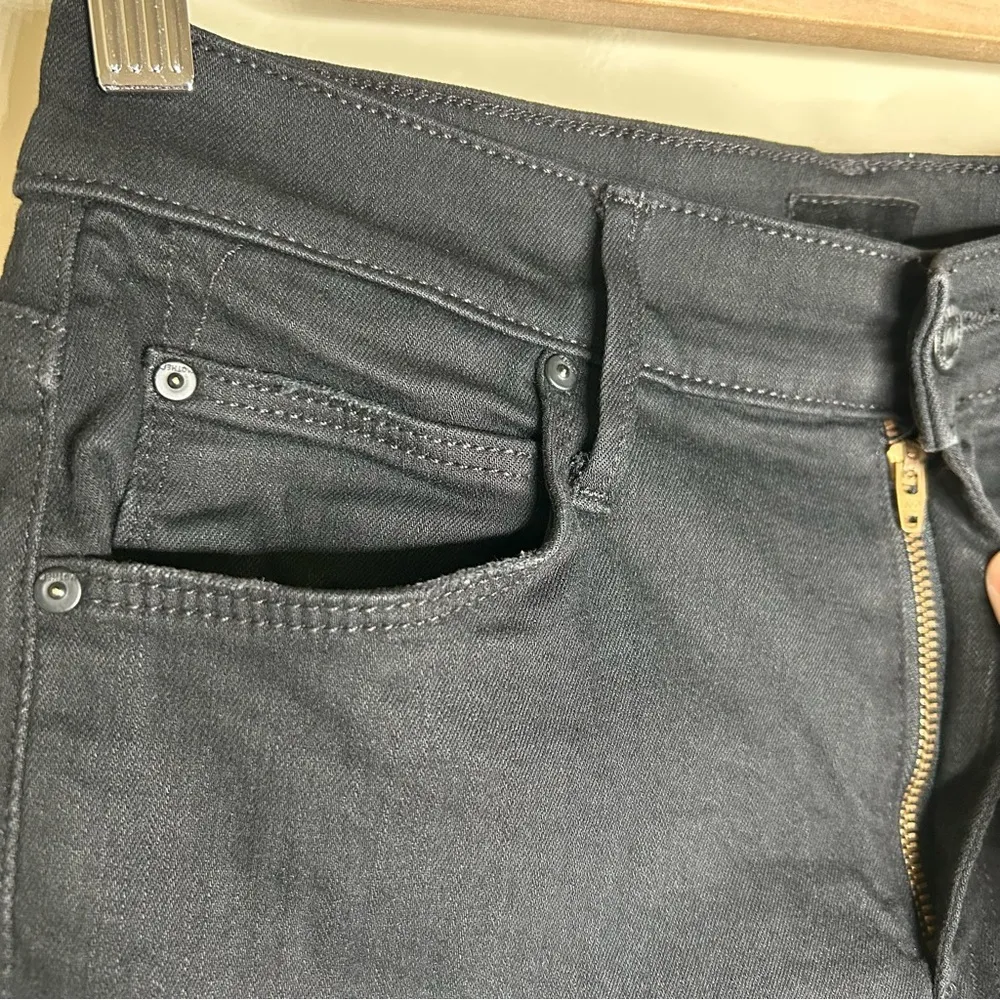 Mother The Cha Cha Fray jeans Not Guilty 28 Black - Image 5