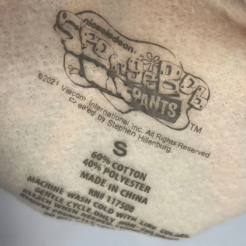 Spongebob Squarepants Tie Dye Hoodie Sweatshirt Graphic Nickelodeon Y2K - Image 4