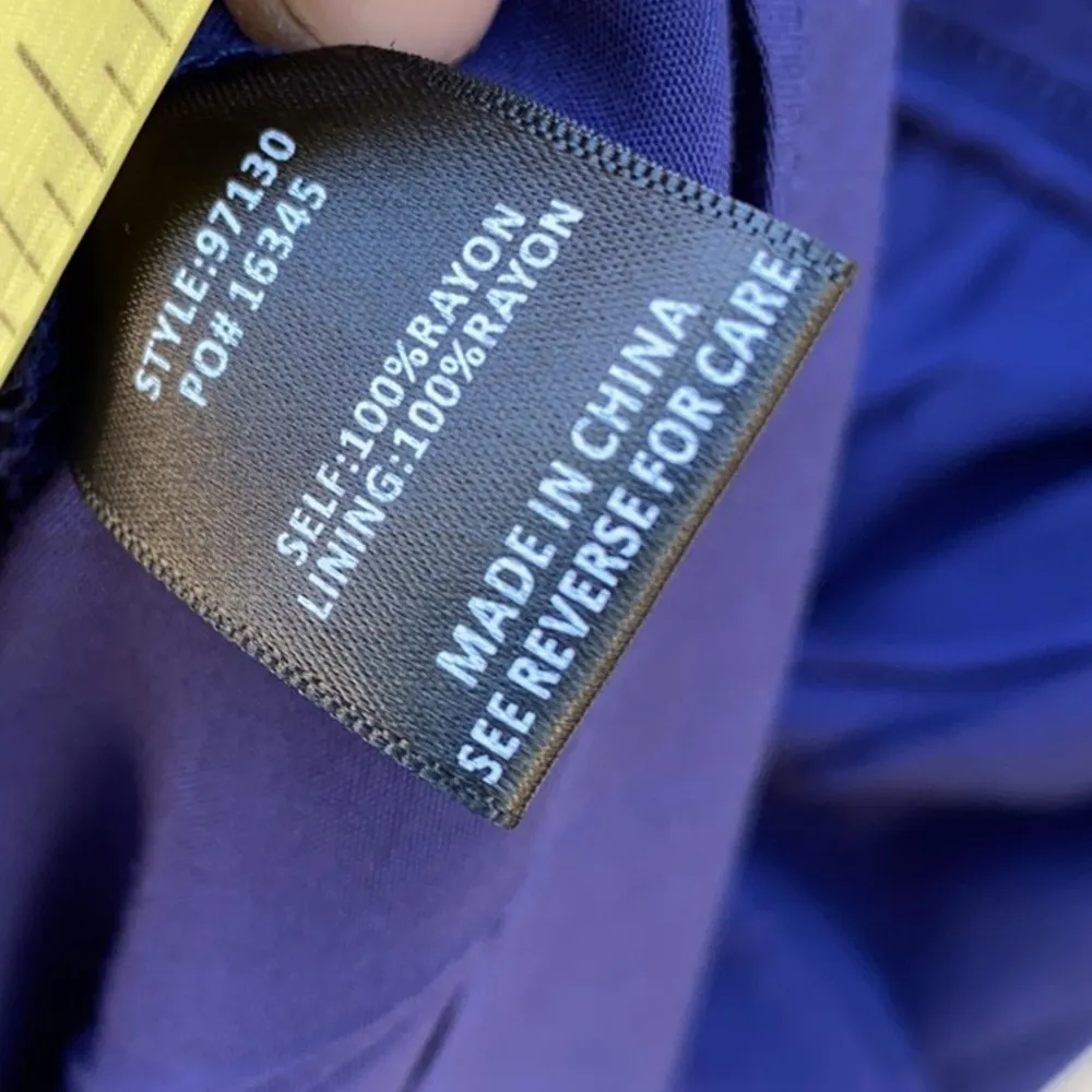 Skies are blue Womens Size XS sleeveless blue rayon sleeveless short dress NWOT - Image 11