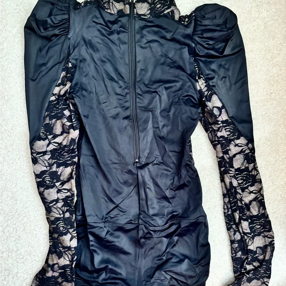 Weissman Black and Gold Leotard Boyshort Dance Costume - Image 2