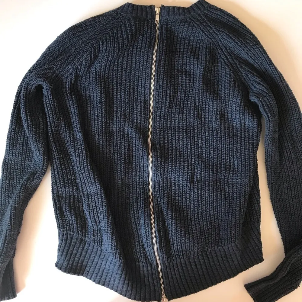 Michael Stars  Full Zip Back Sweater - Image 3