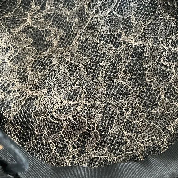 Gardner Black Peau de Soie & Velvet Vintage 40s Hat‎ - Image 6