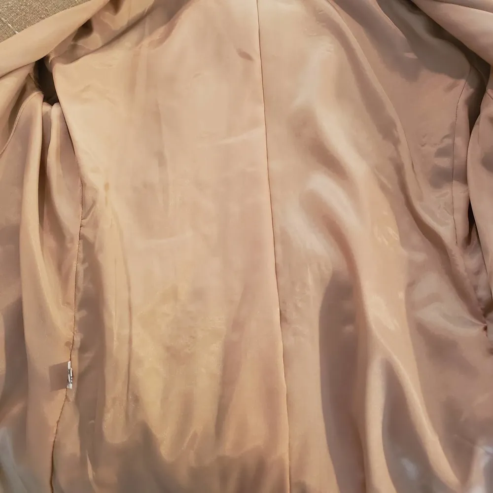 Roberto Chimenti Dezani Italian Designer Wool Jacket Windowpane Tan White IT 46 Size 10 - Image 4