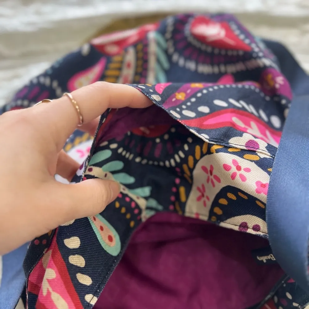 Vera Bradley Trio Zip Hipster Painted Paisley Womens Crossbody Casual Everyday - Image 4