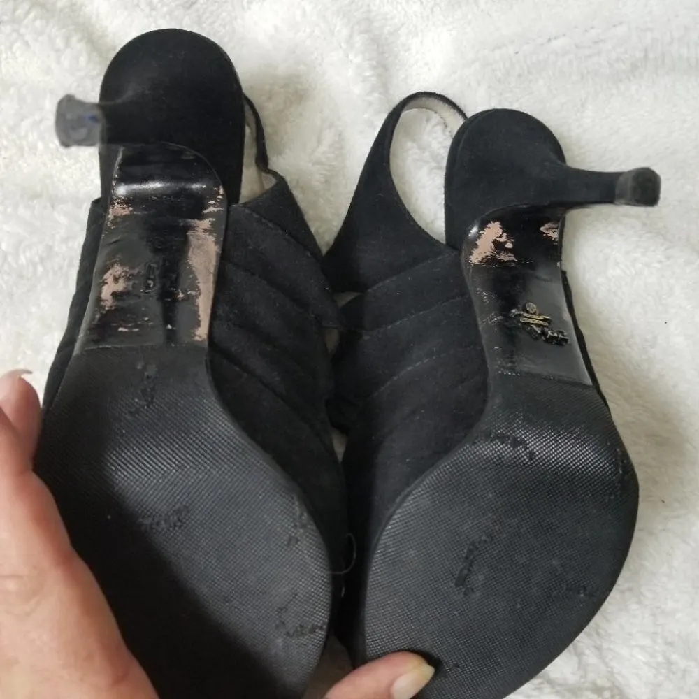 Prada  3 strap slingback heels - Image 6