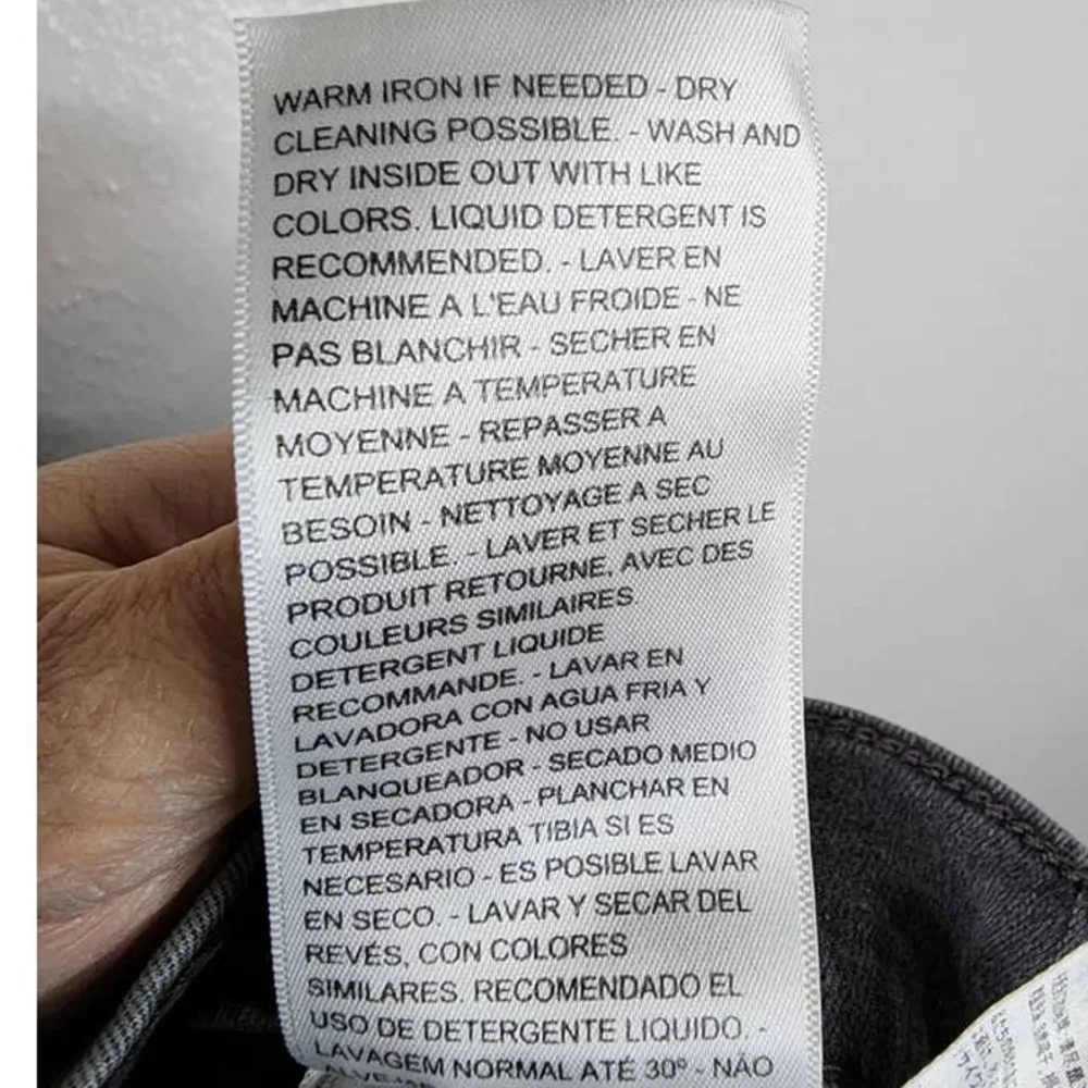 Levi's Womens Gray 720 High Rise Super Skinny Jeans 28 - Image 9