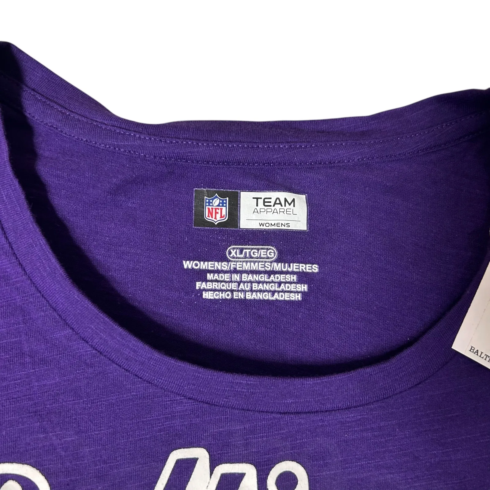 NEW Baltimore Ravens NFL Women's‎ Purple T - Image 3