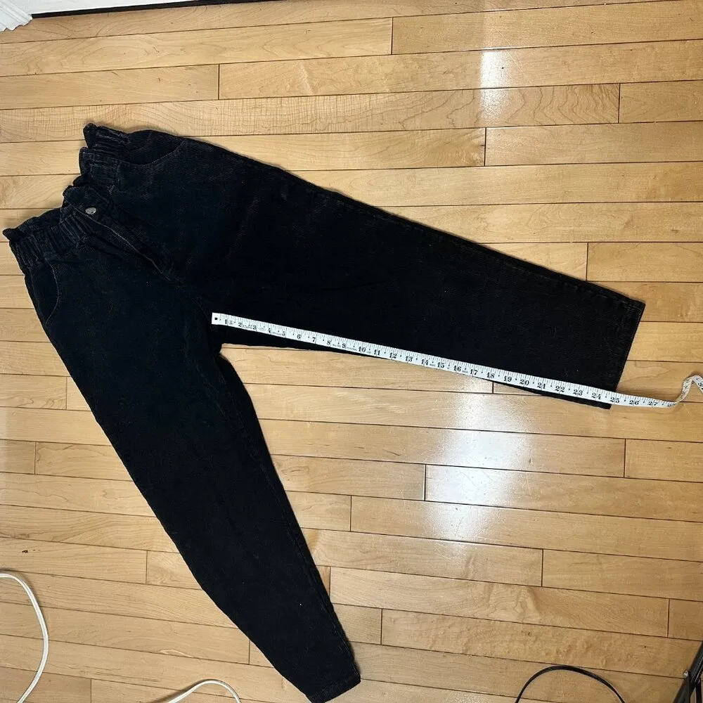 EMORY PARK Corduroy Paper Bag Waist Barrel Style Pants Trousers Size Small - Image 9