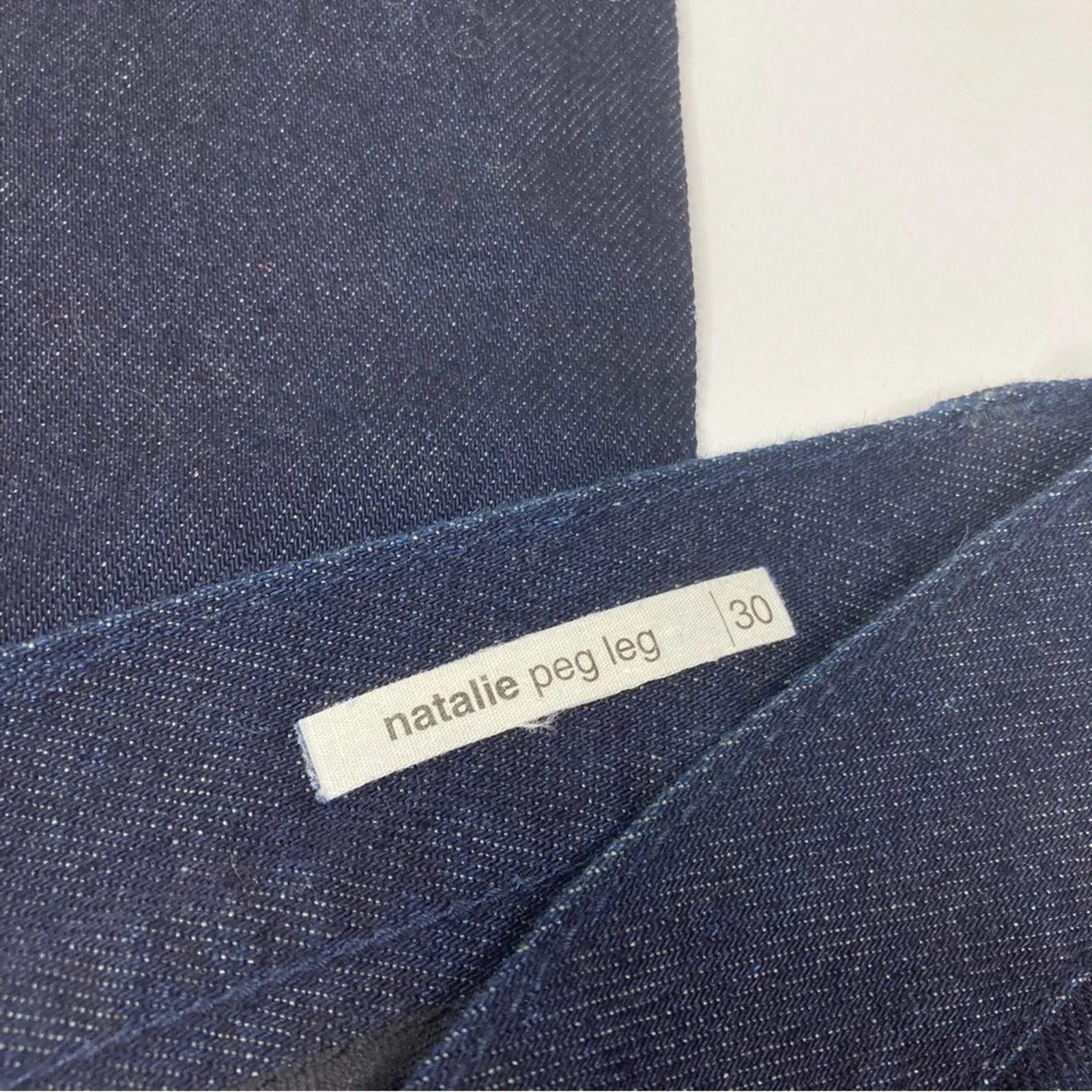 Paper Denim & Cloth | Natalie Peg Leg Dark Wash Skinny Straight Jeans Cotton 30 - Image 5