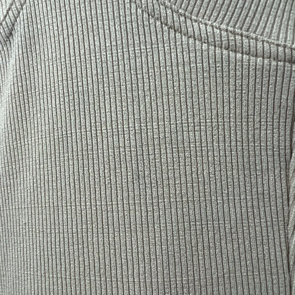 Zara Blogger Favorite Ribbed Knit Bustier A-Line Mini Dress | Cream | Large - Image 11