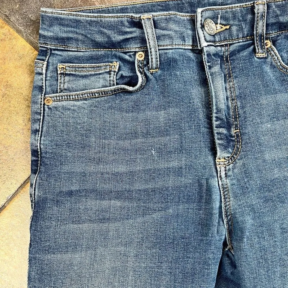 Topshop Moto Denim Ankle Blue Jeans W28 L30 - Image 2