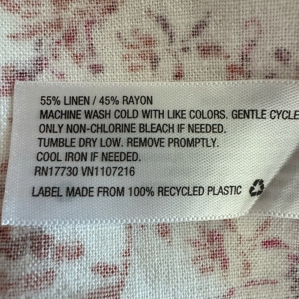 Isabel Maternity by Ingrid & Isabel Red and White Flutter Sleeve Sundress (745) Size L - Image 13