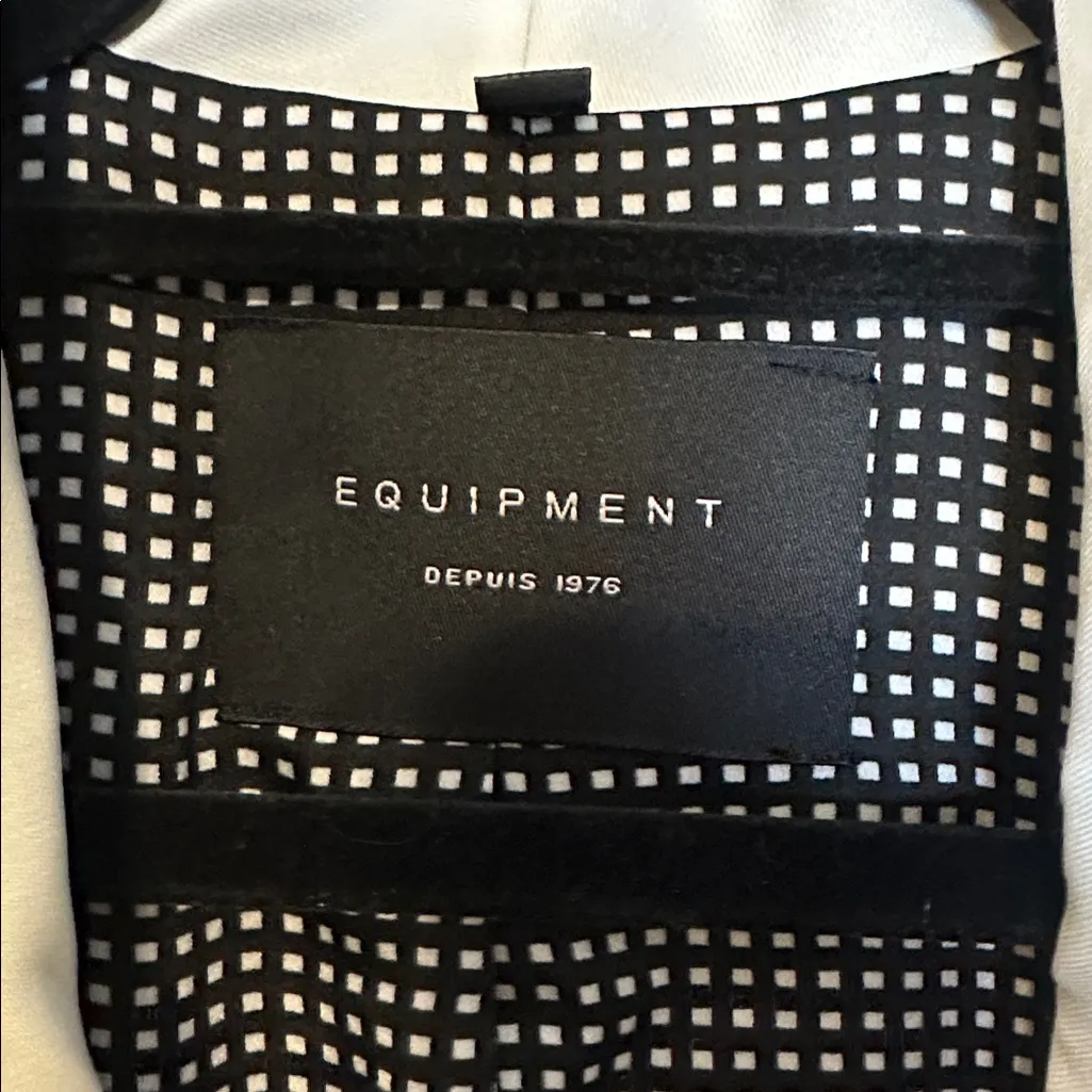 Equipment Femme Quincy Single Breasted Blazer True Black US 0 NWT - Image 3