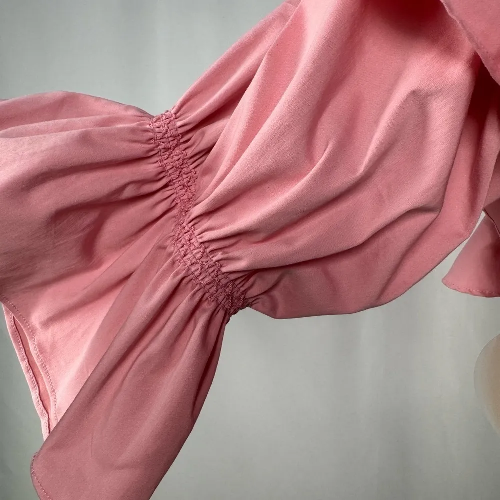 NWT Camila Coelho Violet Mini Dress in‎ Baby Pink Size Small - Image 7